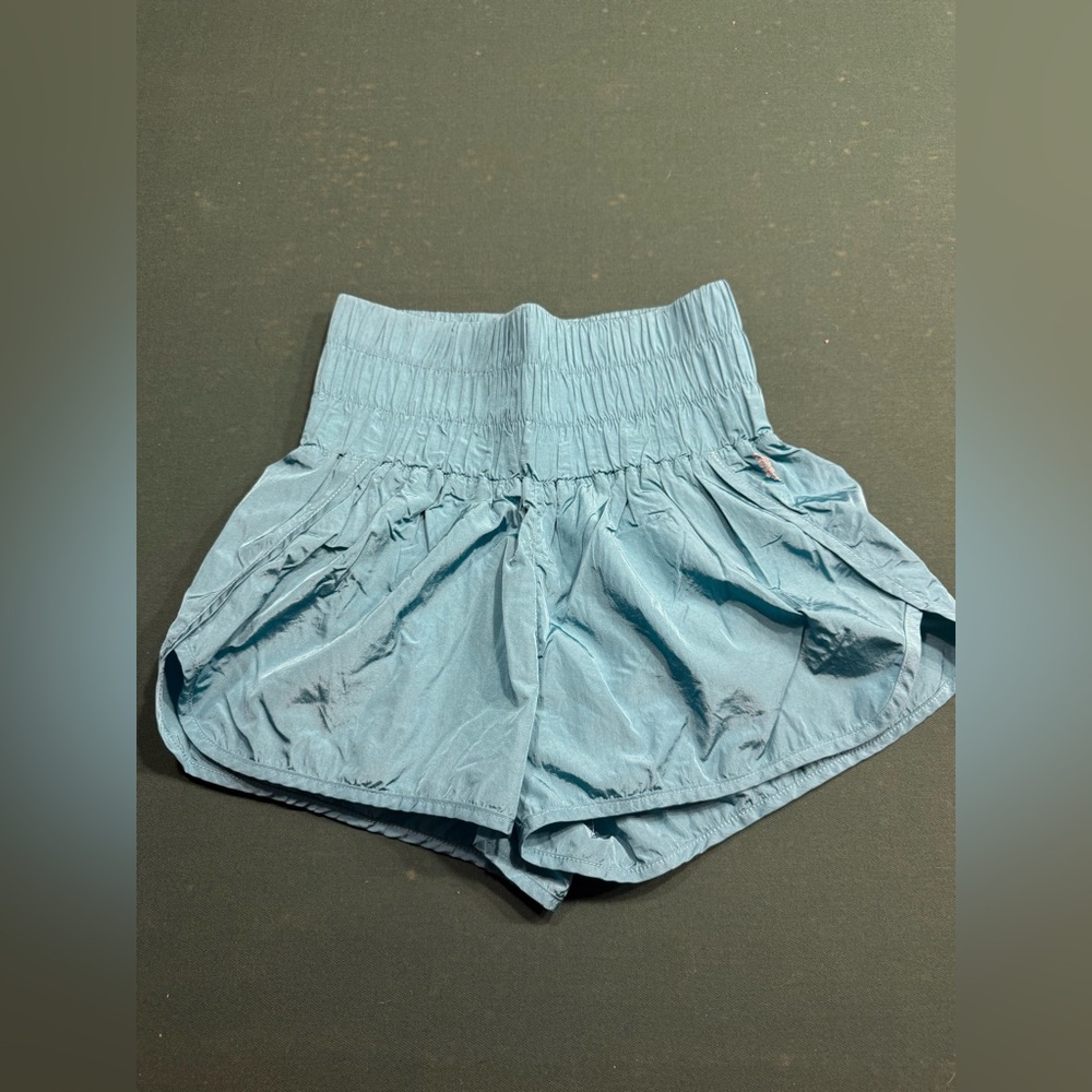 Free People Movement “The Way Home” Teal Shorts